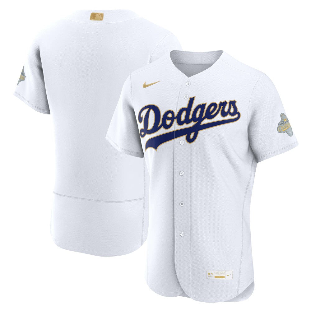 Los Angeles Dodgers 2026 Gold Collection Authentic Jersey - White | Nike
