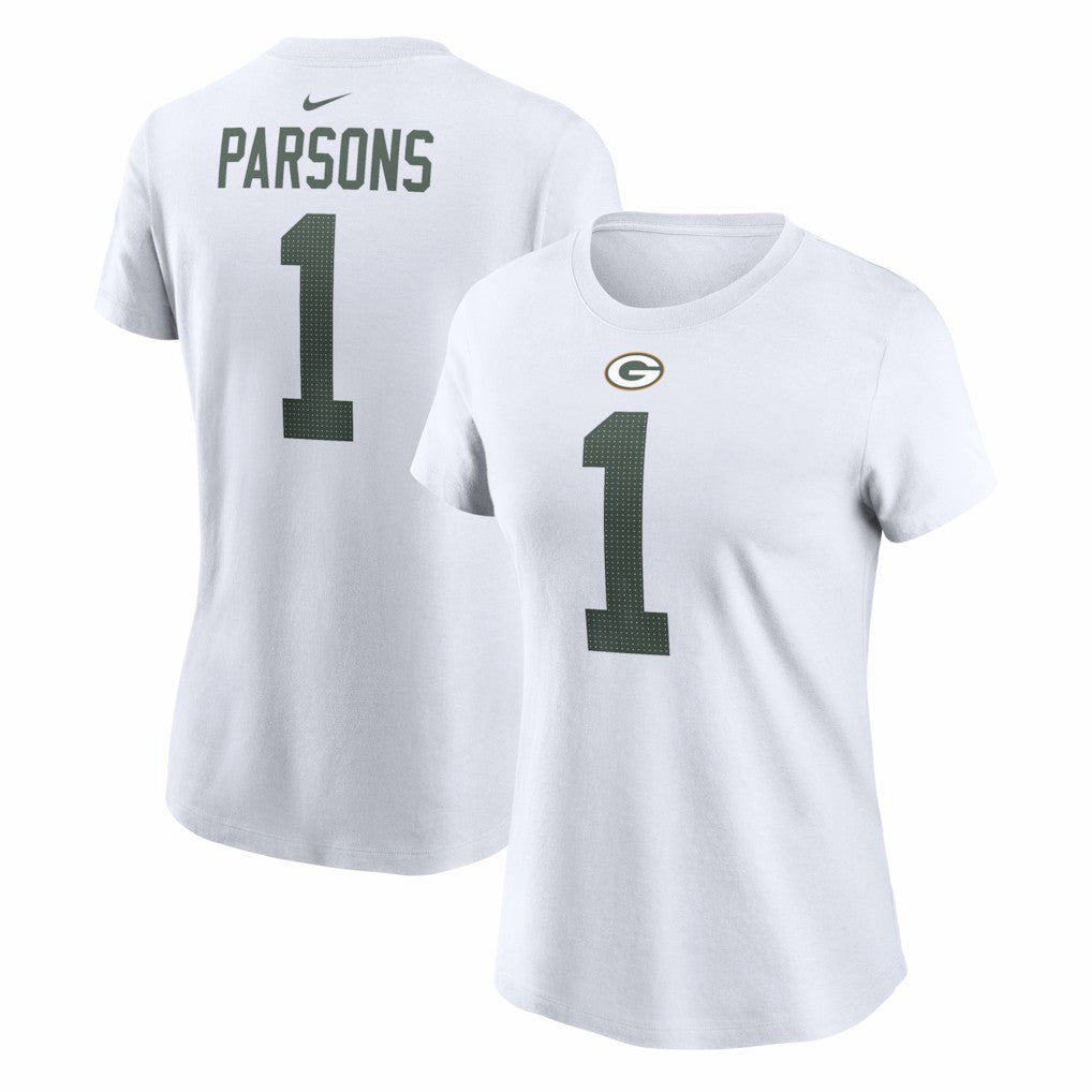 Micah Parsons Green Bay Packers Women's Player Name & Number T-Shirt - White | Nike on sale