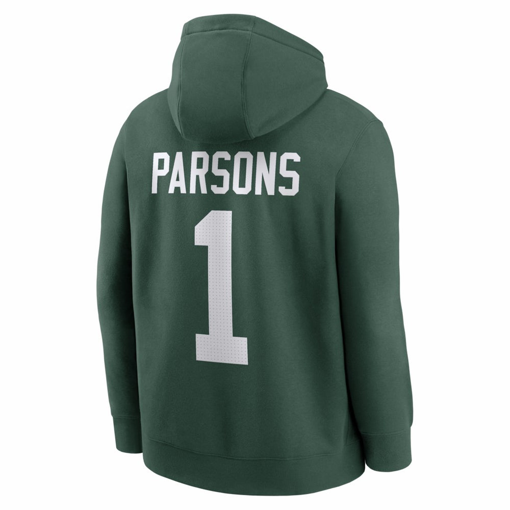 Micah Parsons Green Bay Packers Player Name & Number Fleece Hoodie - Green | Nike for sale