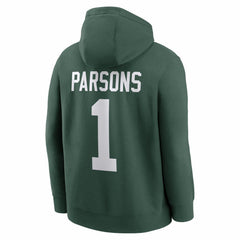 Micah Parsons Green Bay Packers Player Name & Number Fleece Hoodie - Green | Nike for sale