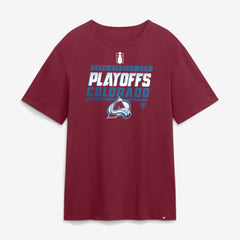 Colorado Avalanche Fanatics 2026 Stanley Cup Playoffs T-Shirt Garnet