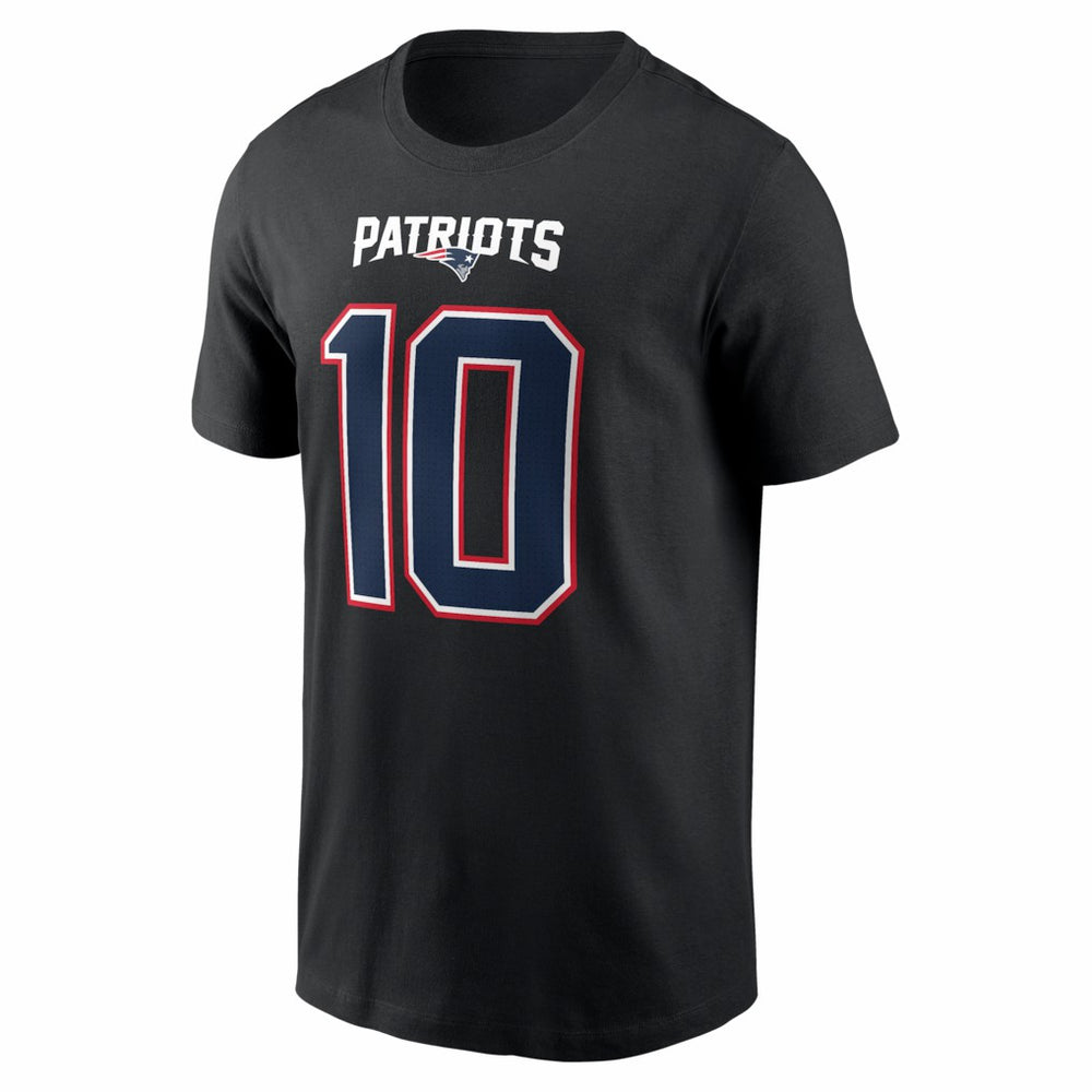 Drake Maye New England Patriots Carbon Name & Number T-Shirt - Black | Nike sale