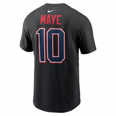 Drake Maye New England Patriots Carbon Name & Number T-Shirt - Black | Nike sale