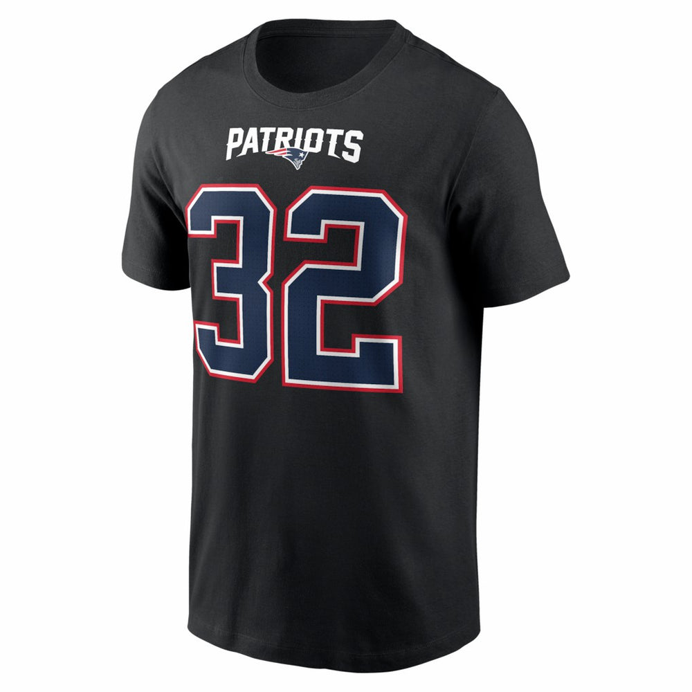 TreVeyon Henderson New England Patriots Carbon Name & Number T-Shirt - Black | Nike discount