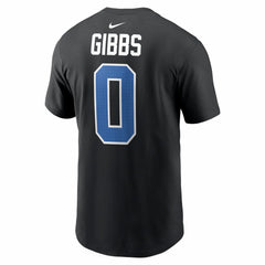 Jahmyr Gibbs Detroit Lions Carbon Name & Number T-Shirt - Black | Nike outlet