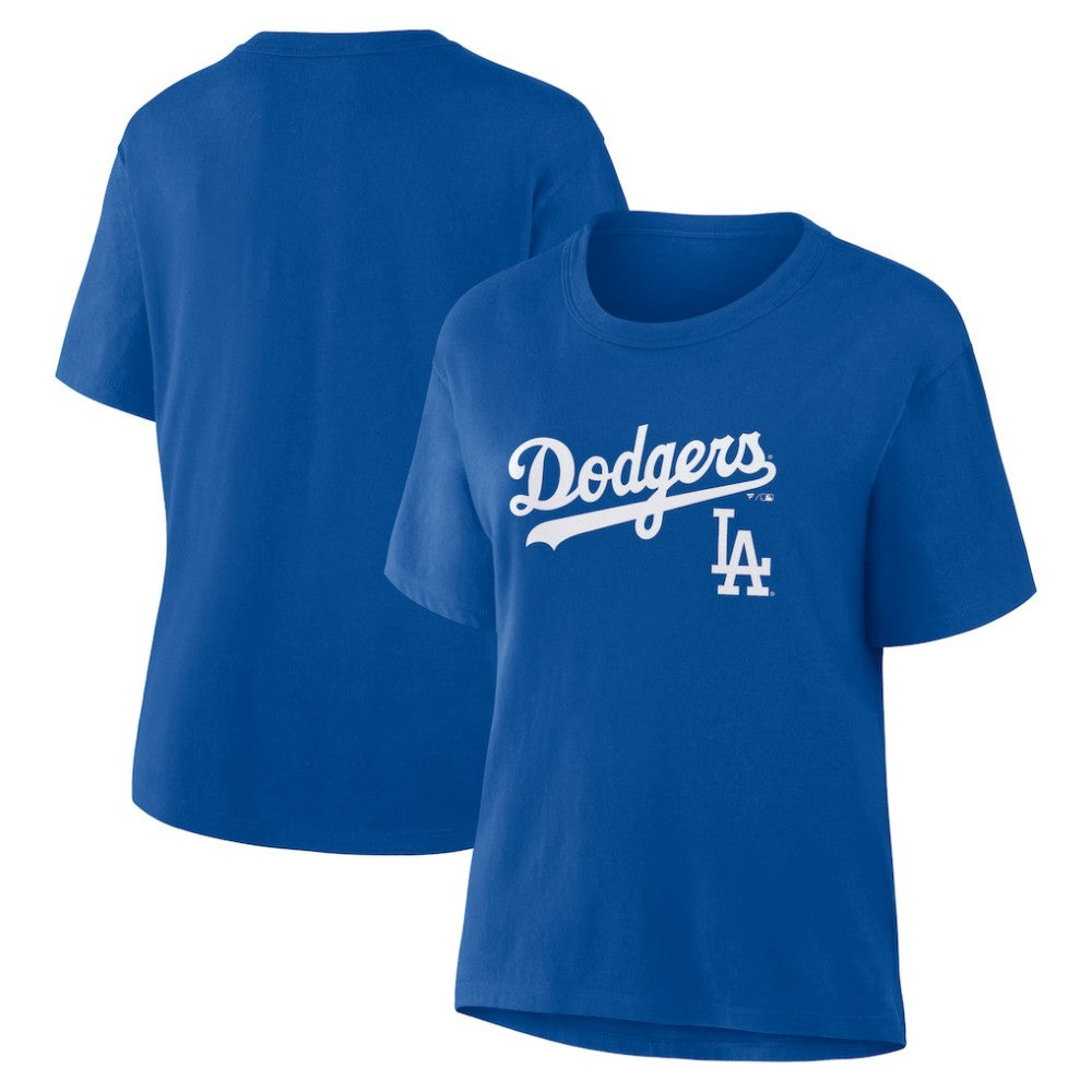 Los Angeles Dodgers Women's Lockup Legacy T-Shirt - Royal