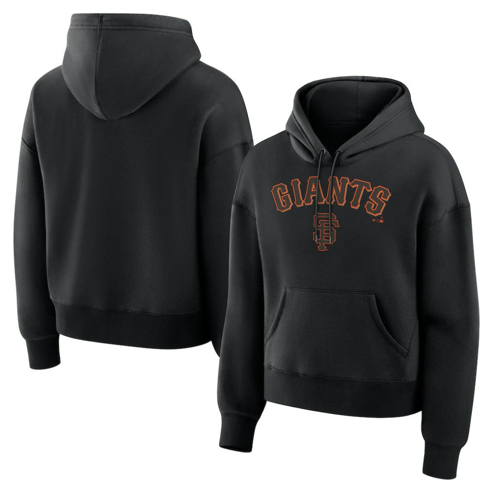 San Francisco Giants Women's Lockup Legacy Fleece Hoodie - Black