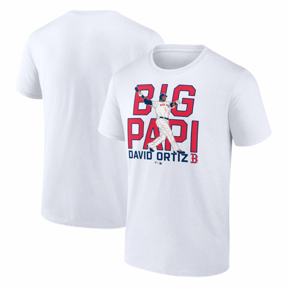 David Ortiz Boston Red Sox Cooperstown Collection Player T-Shirt - White
