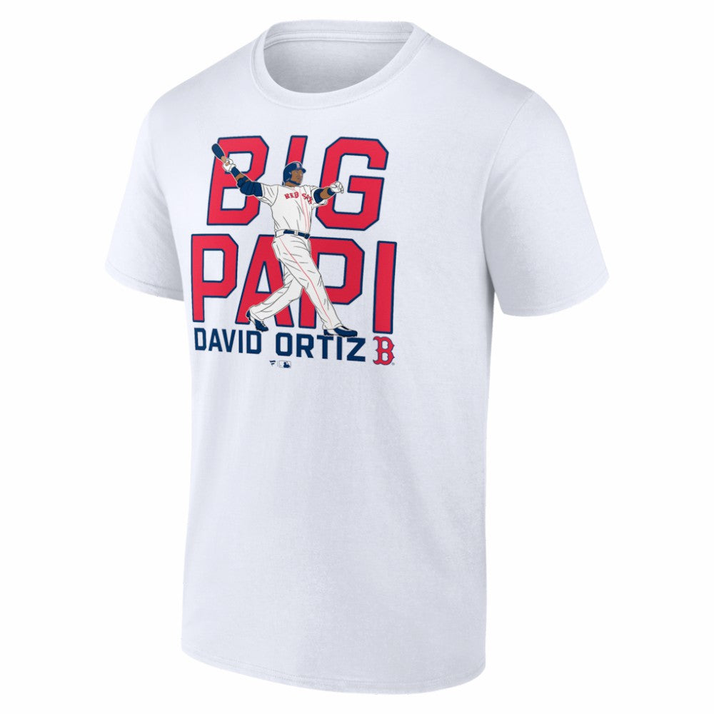 David Ortiz Boston Red Sox Cooperstown Collection Player T-Shirt - White