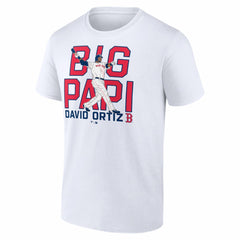 David Ortiz Boston Red Sox Cooperstown Collection Player T-Shirt - White