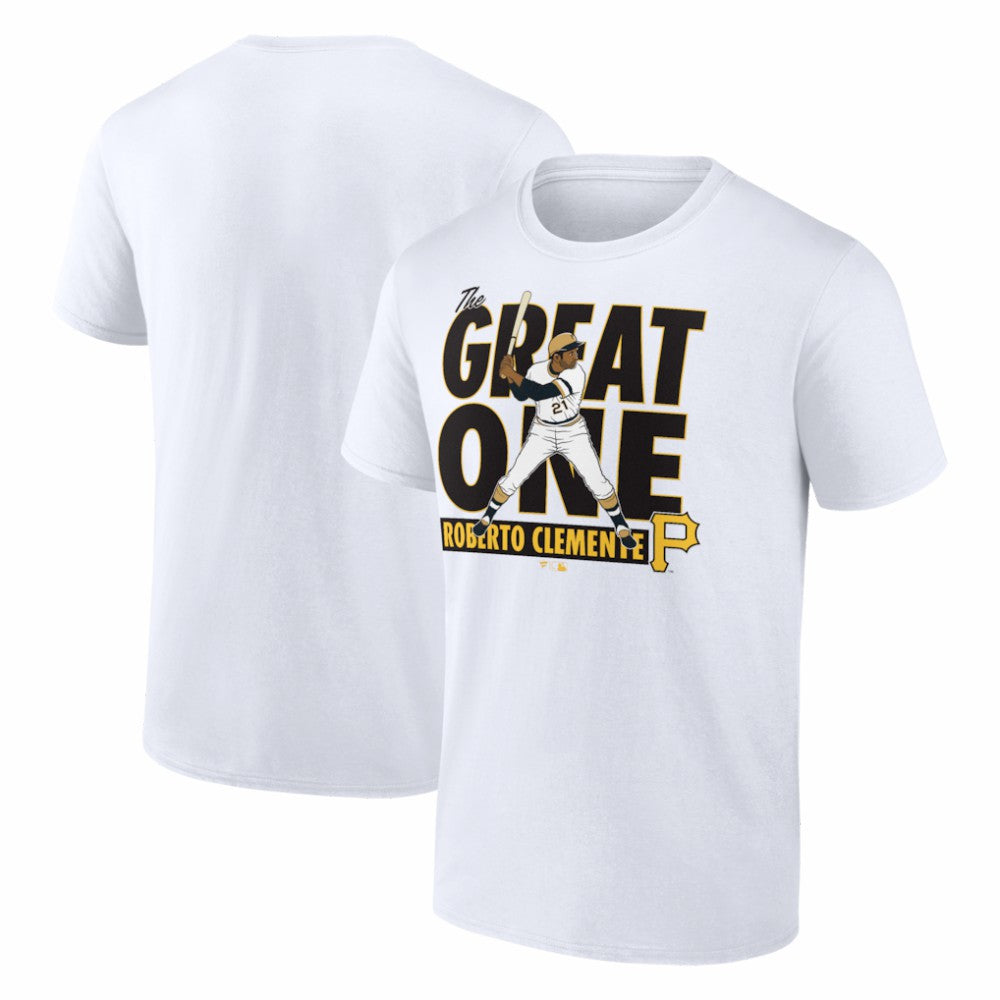 Roberto Clemente Pittsburgh Pirates Cooperstown Collection Player T-Shirt - White