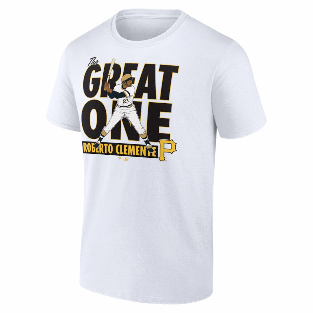 Roberto Clemente Pittsburgh Pirates Cooperstown Collection Player T-Shirt - White