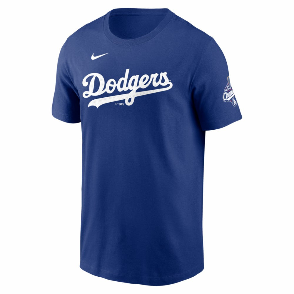 Tommy Edman Los Angeles Dodgers 2025 World Series Champions Name & Number T-Shirt - Royal | Nike