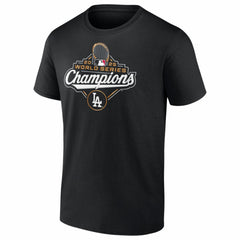 Tommy Edman Los Angeles Dodgers 2025 World Series Champions Name & Number T-Shirt - Black