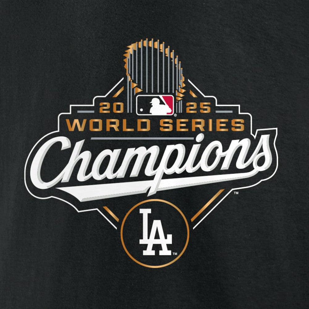 Tommy Edman Los Angeles Dodgers 2025 World Series Champions Name & Number T-Shirt - Black