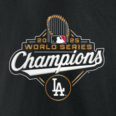 Tommy Edman Los Angeles Dodgers 2025 World Series Champions Name & Number T-Shirt - Black