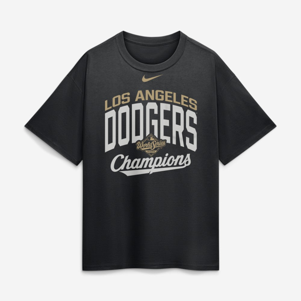 Los Angeles Dodgers 2026 Gold Collection Legacy Earned T-Shirt - Black | Nike