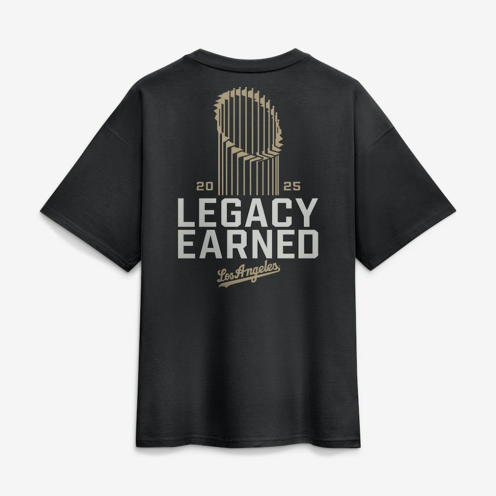 Los Angeles Dodgers 2026 Gold Collection Legacy Earned T-Shirt - Black | Nike
