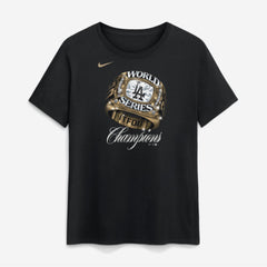 Los Angeles Dodgers Women's 2026 Gold Collection Graphic T-Shirt - Black | Nike