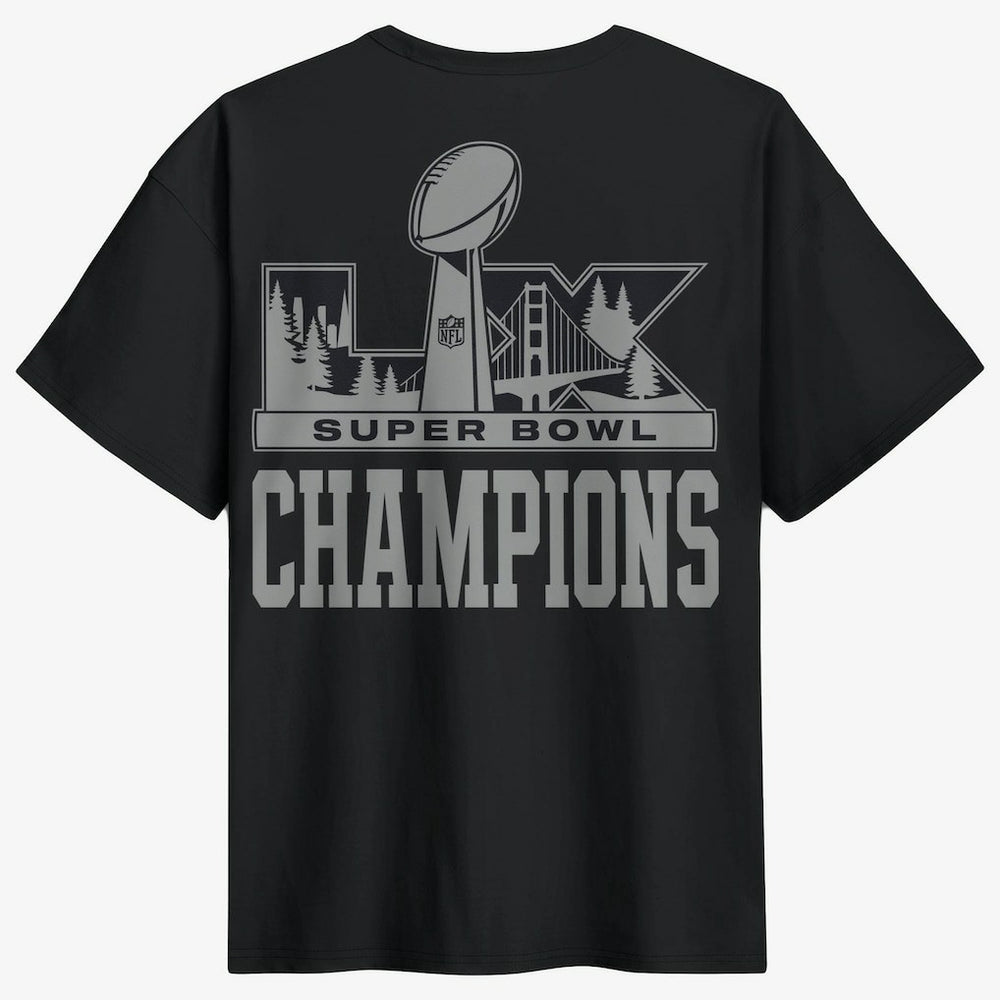 Seattle Seahawks Super Bowl LX Champions Locker Room Trophy Collection Authentic T-Shirt - Black | Nike for sale