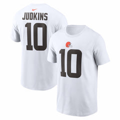 Quinshon Judkins Cleveland Browns Name & Number T-Shirt - White | Nike online