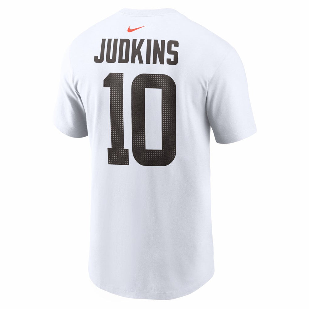 Quinshon Judkins Cleveland Browns Name & Number T-Shirt - White | Nike online