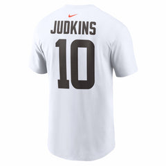 Quinshon Judkins Cleveland Browns Name & Number T-Shirt - White | Nike online