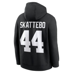 Cam Skattebo New York Giants Player Name & Number Fleece Hoodie - Black | Nike for sale