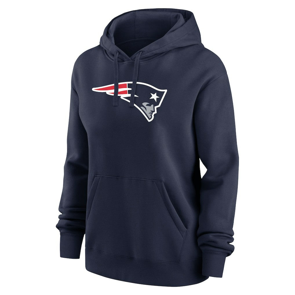 Drake Maye New England Patriots Women's Player Name & Number Fleece Hoodie - Navy | Nike cheap