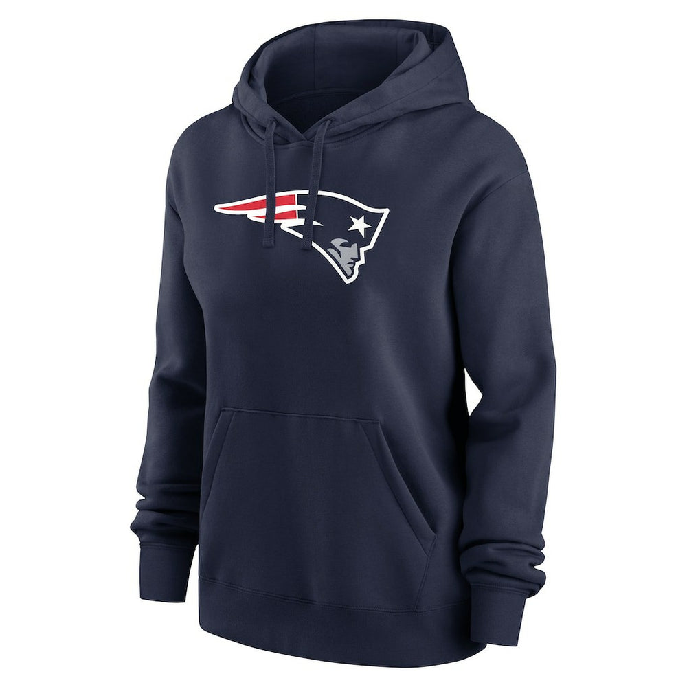 Drake Maye New England Patriots Women's Player Name & Number Fleece Hoodie - Navy | Nike cheap