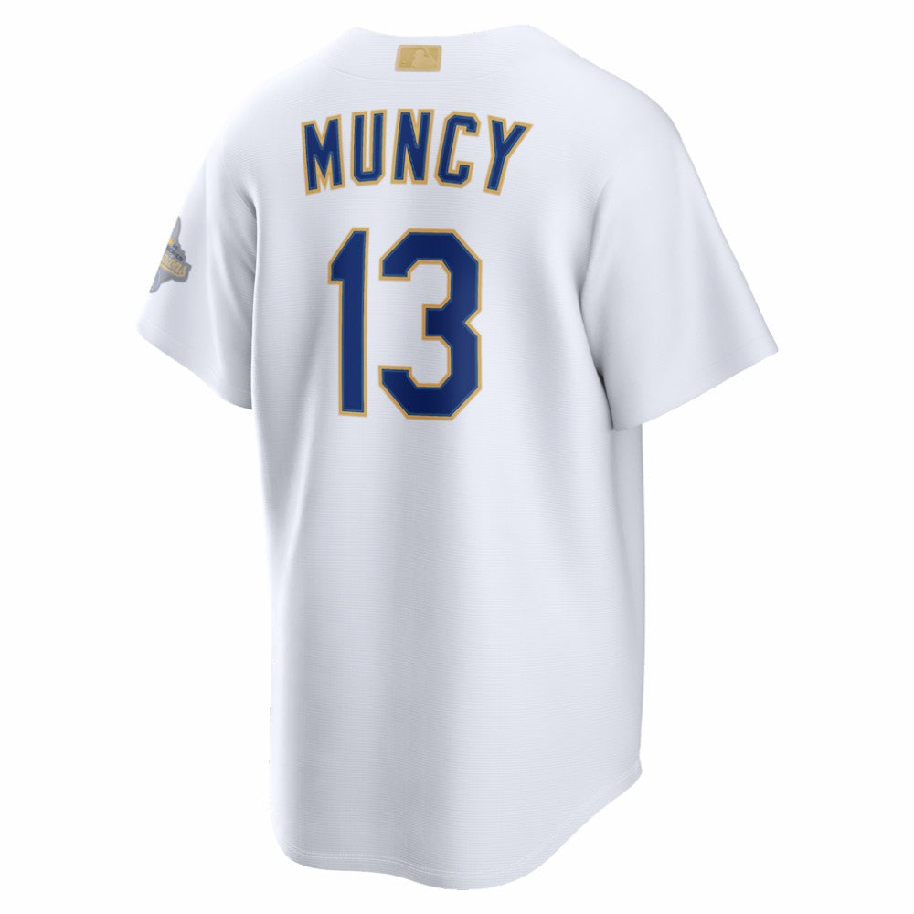 Max Muncy Los Angeles Dodgers 2026 Gold Collection Stadium Jersey - White | Nike
