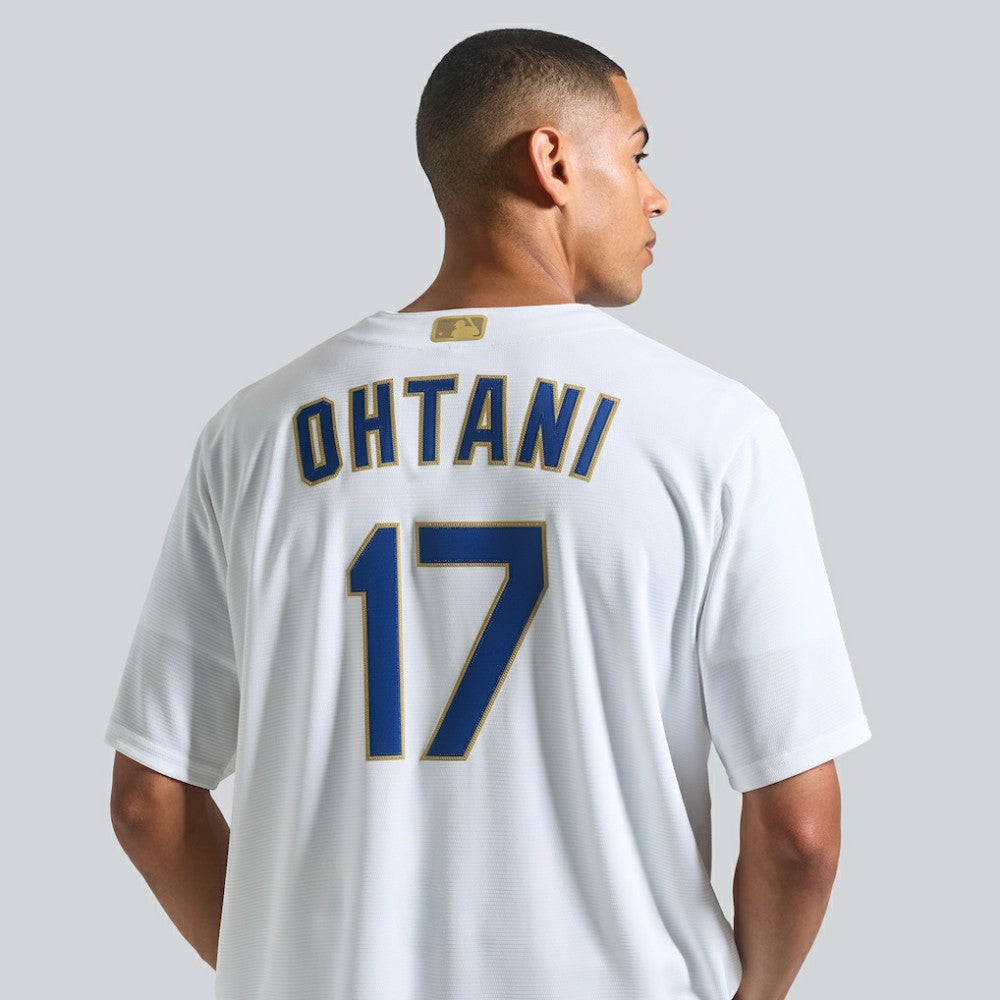 Shohei Ohtani Los Angeles Dodgers 2026 Gold Collection Stadium Jersey - White | Nike
