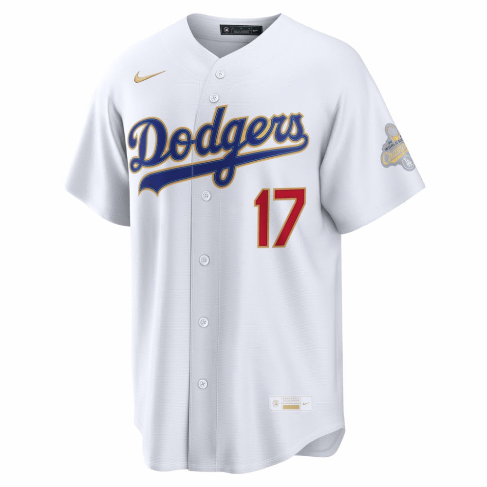 Shohei Ohtani Los Angeles Dodgers 2026 Gold Collection Stadium Jersey - White | Nike