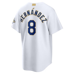 Enrique Hernández Los Angeles Dodgers 2026 Gold Collection Stadium Jersey - White | Nike