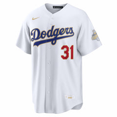 Tyler Glasnow Los Angeles Dodgers 2026 Gold Collection Stadium Jersey - White | Nike