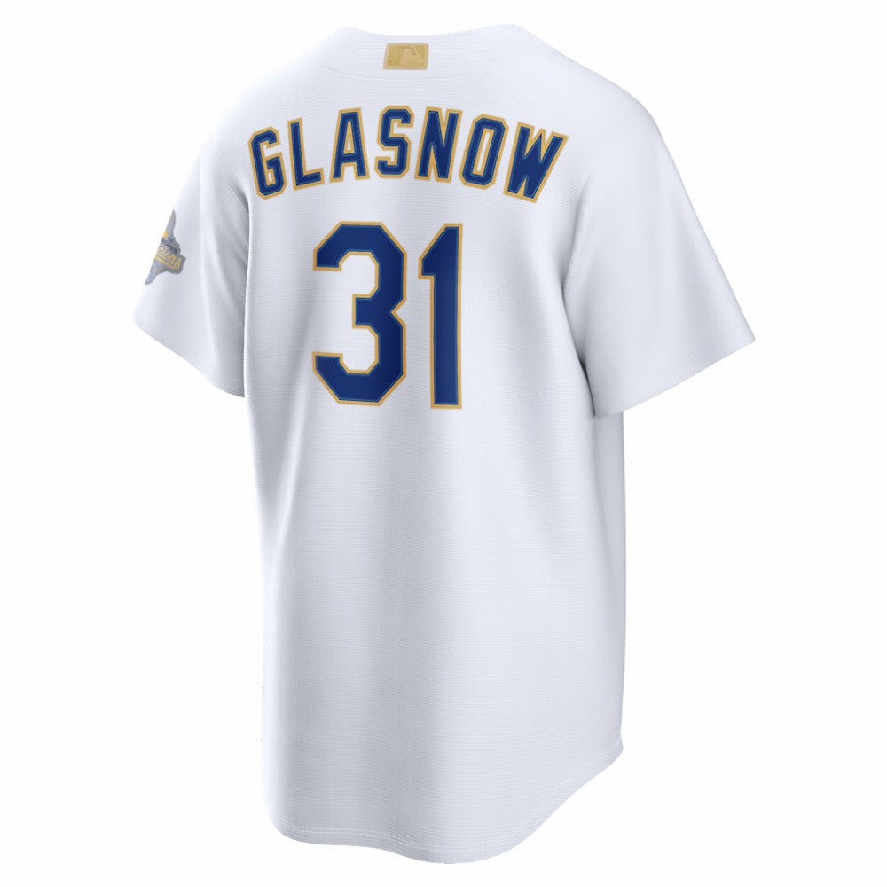 Tyler Glasnow Los Angeles Dodgers 2026 Gold Collection Stadium Jersey - White | Nike