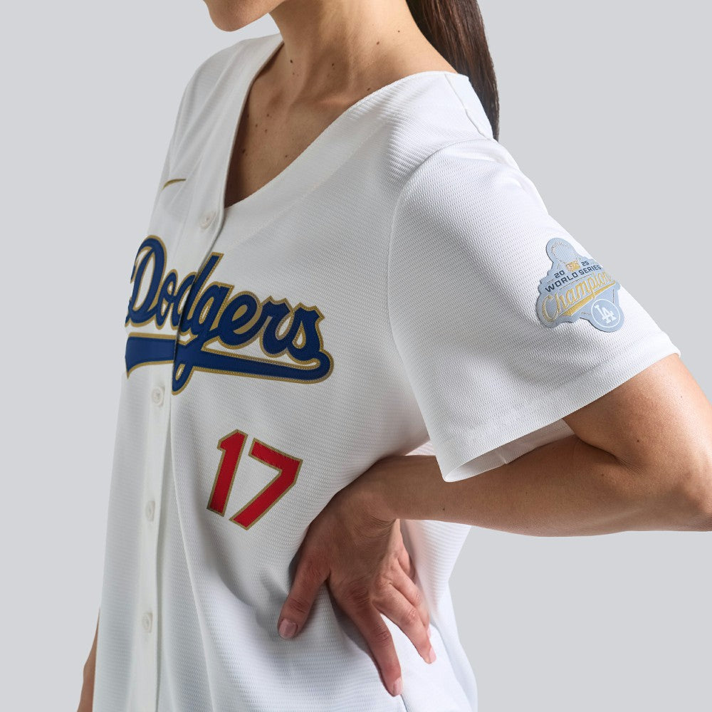 Shohei Ohtani Los Angeles Dodgers Women's 2026 Gold Collection Stadium Jersey - White | Nike