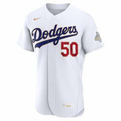 Mookie Betts Los Angeles Dodgers 2026 Gold Collection Authentic Jersey - White | Nike