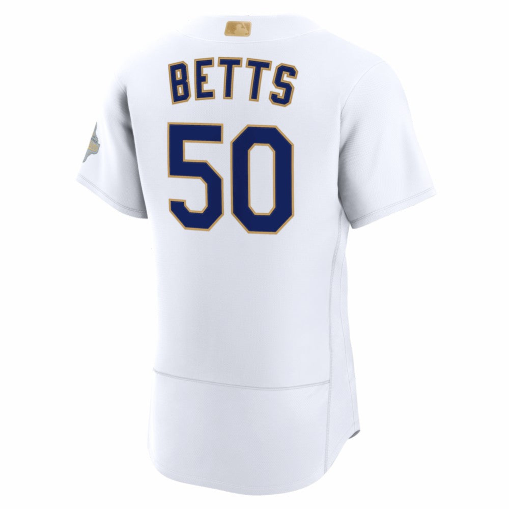 Mookie Betts Los Angeles Dodgers 2026 Gold Collection Authentic Jersey - White | Nike