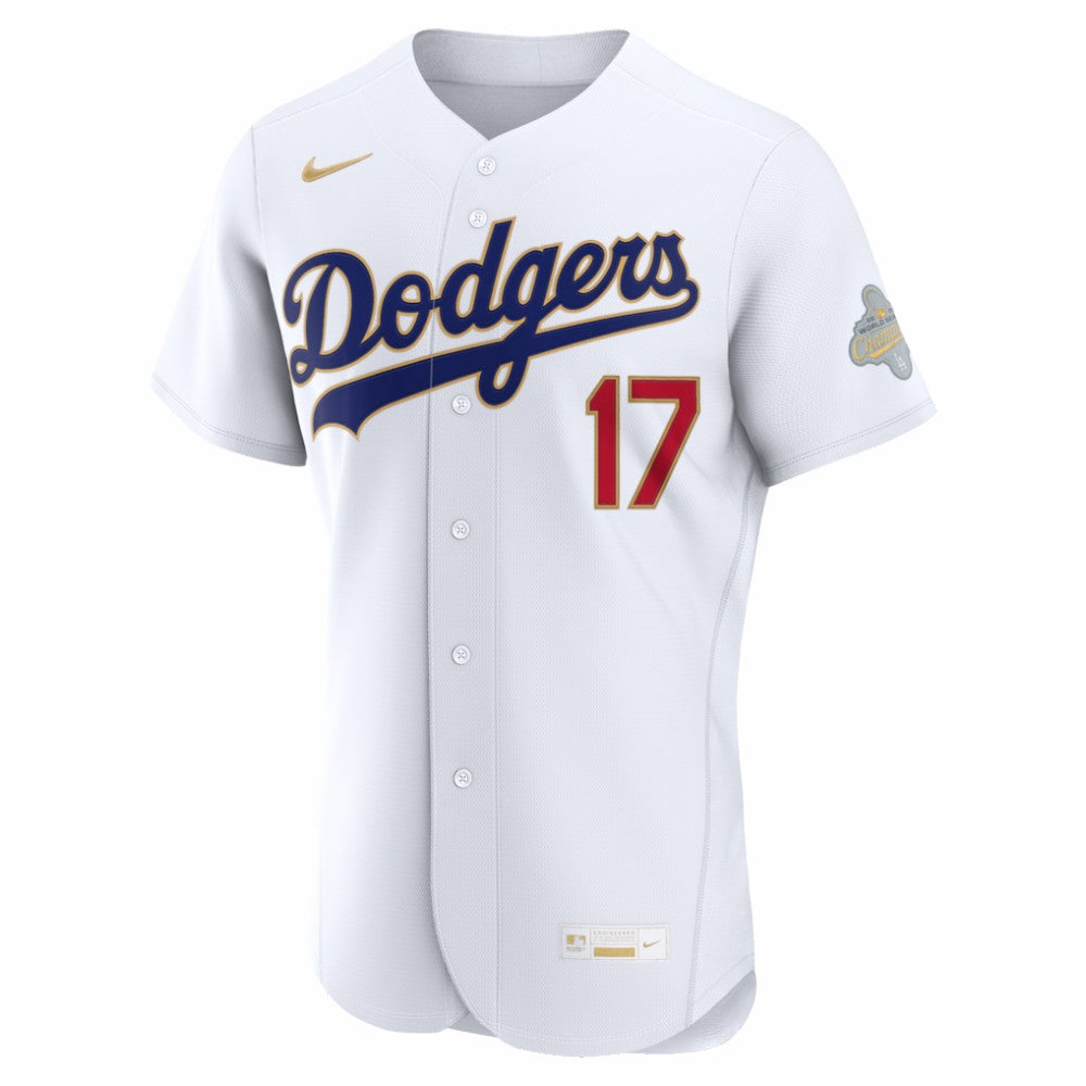 Shohei Ohtani Los Angeles Dodgers 2026 Gold Collection Authentic Jersey - White | Nike