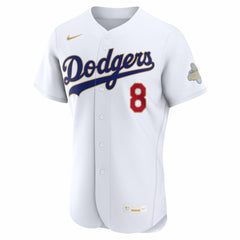 Enrique Hernández Los Angeles Dodgers 2026 Gold Collection Authentic Jersey - White | Nike