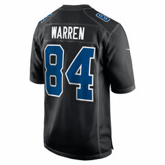 Tyler Warren Indianapolis Colts Fashion Game Jersey - Carbon Black | Nike online