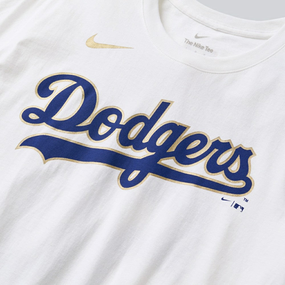 Freddie Freeman Los Angeles Dodgers 2026 Gold Collection Name & Number T-Shirt - White | Nike