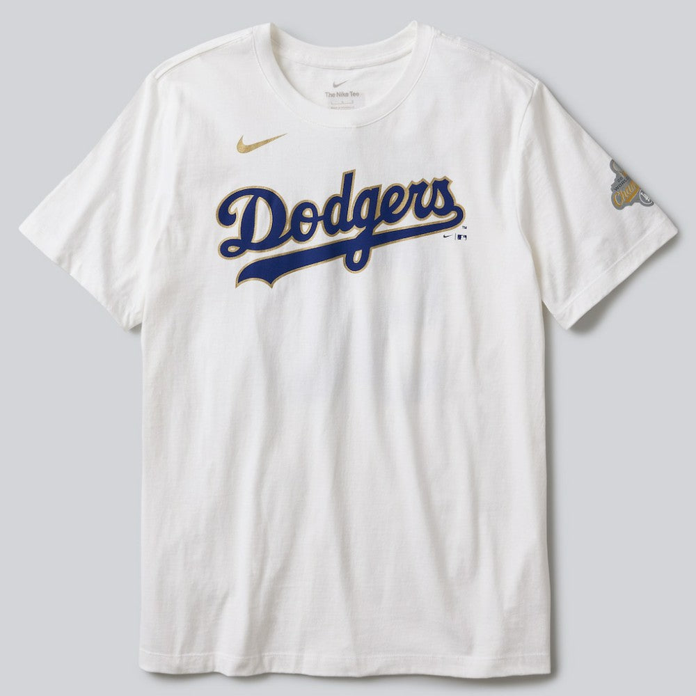 Yoshinobu Yamamoto Los Angeles Dodgers 2026 Gold Collection Name & Number T-Shirt - White | Nike