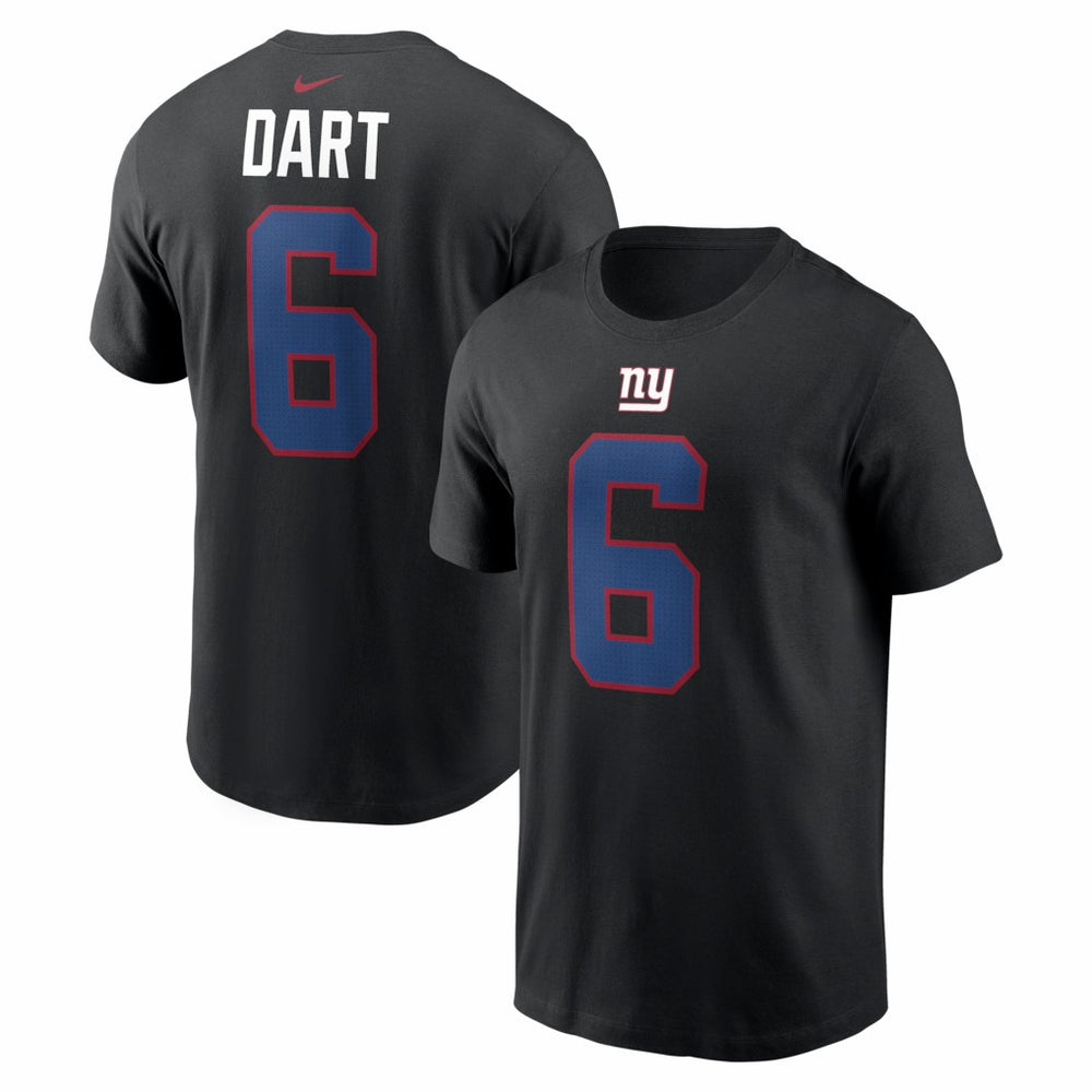 Jaxson Dart New York Giants Name & Number T-Shirt - Black | Nike discount