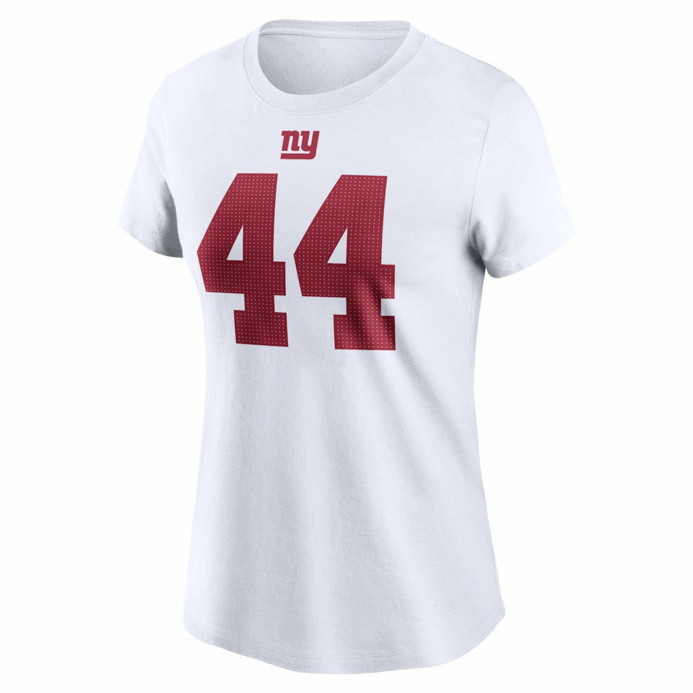 Cam Skattebo New York Giants Women's Name & Number T-Shirt - White | Nike outlet