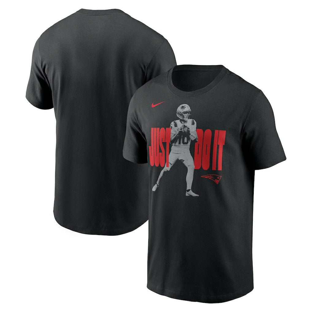 Drake Maye New England Patriots Just Do It T-Shirt - Black | Nike discount