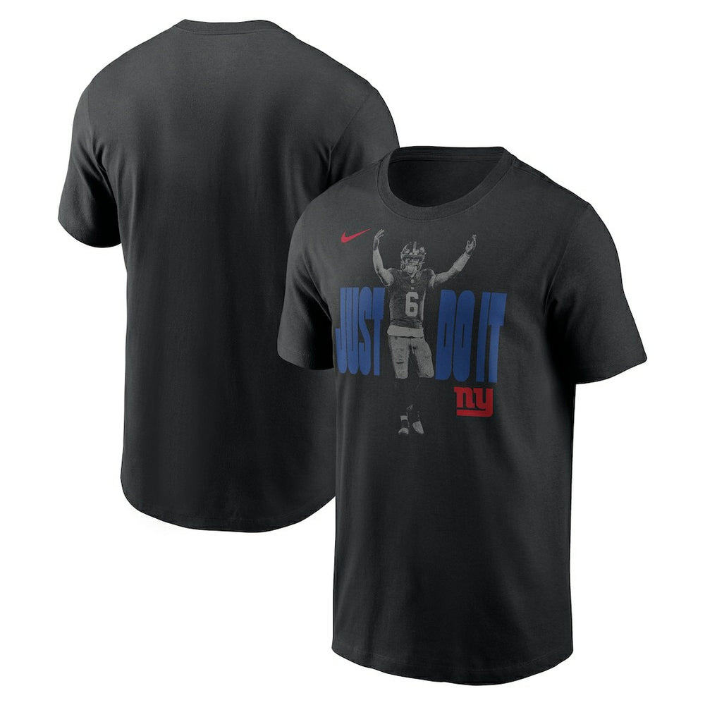 Jaxson Dart New York Giants Just Do It T-Shirt - Black | Nike on sale