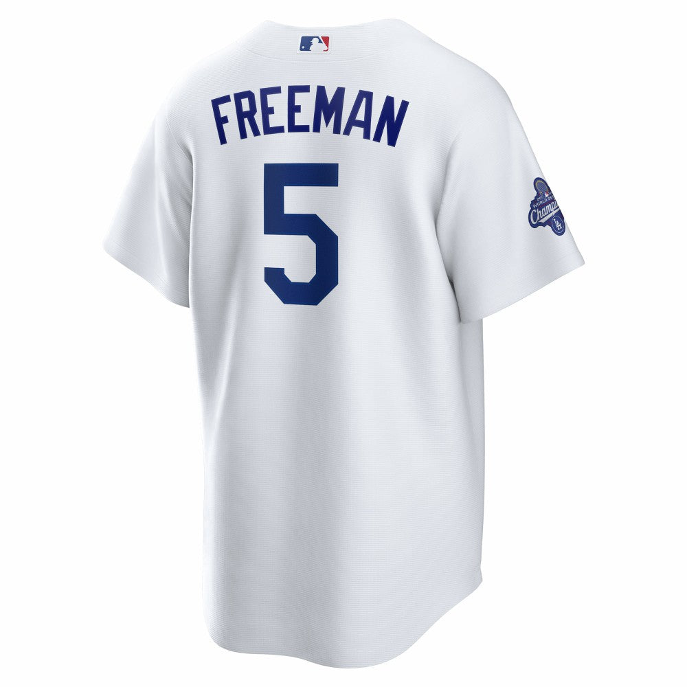 Freddie Freeman Los Angeles Dodgers Home 2025 World Series Champions Replica Jersey - White | Nike