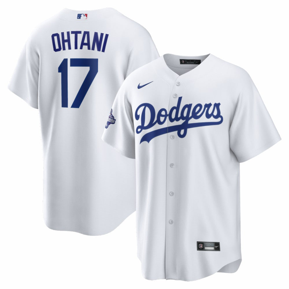 Shohei Ohtani Los Angeles Dodgers 2025 World Series Champions Home Replica Jersey - White | Nike